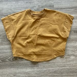lululemon athletica Ochre Cropped Boxy Tee